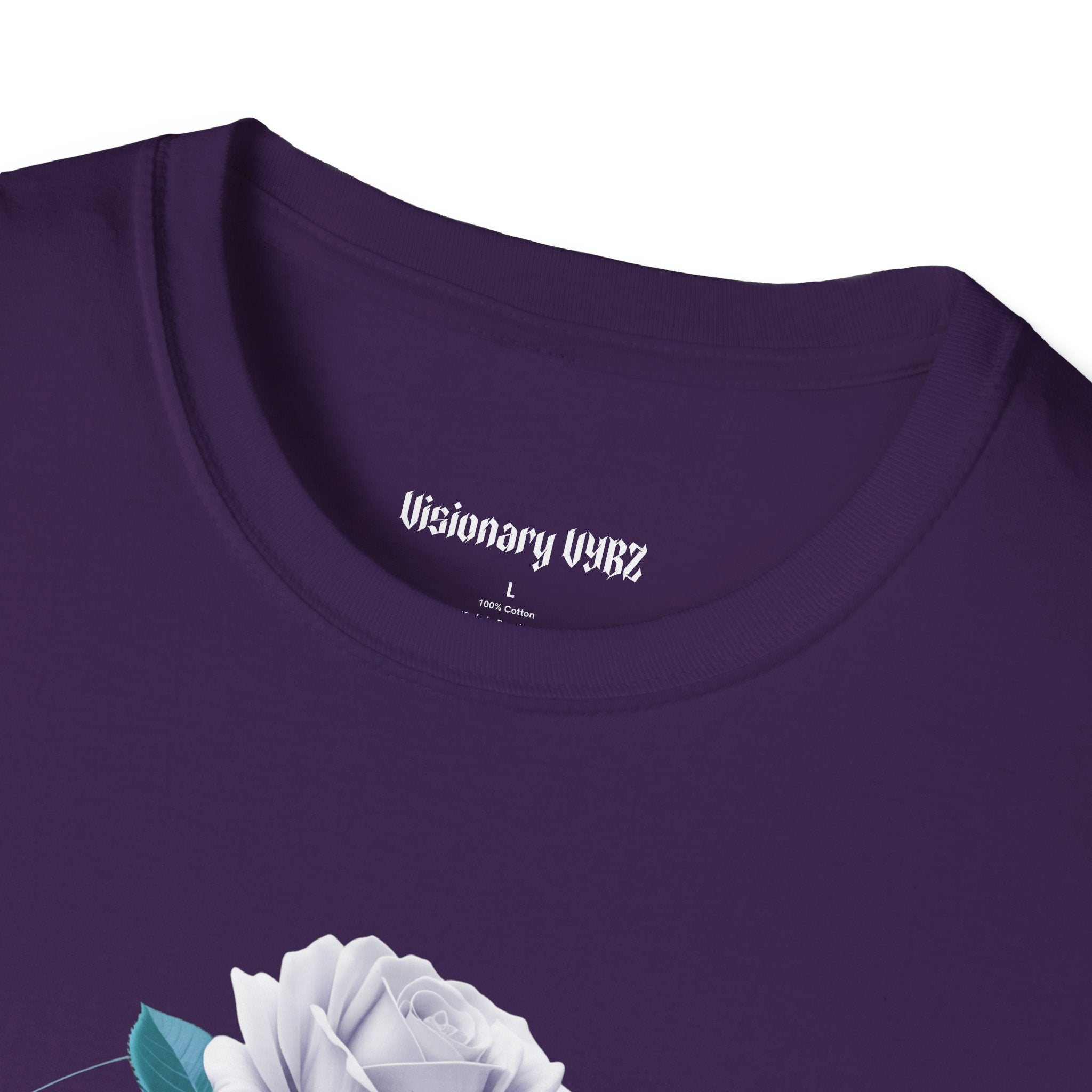 Visionary VYBZ Serpent and Lavender Roses T-Shirt