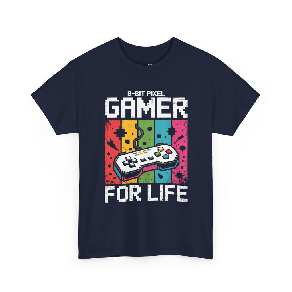 8-Bit Pixel Gamer For Life T-Shirt