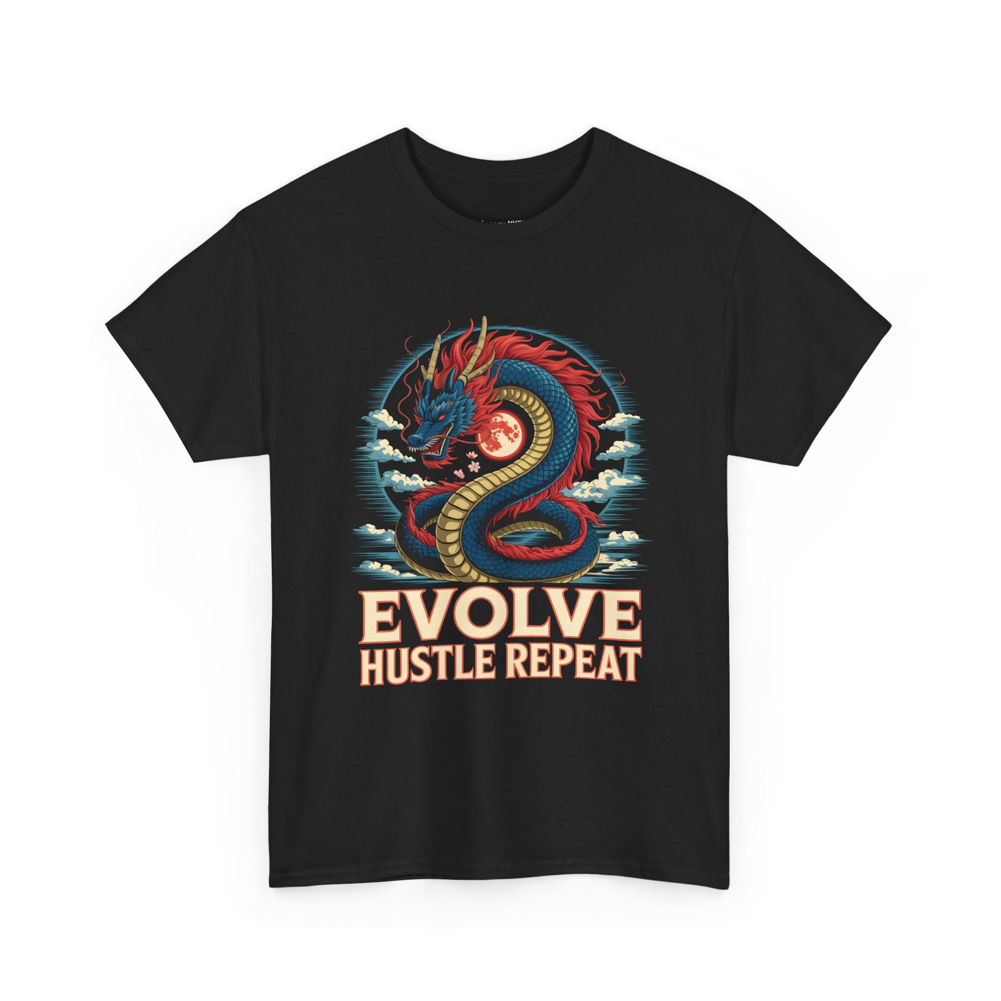 Evolve Hustle Repeat Dragon T-Shirt